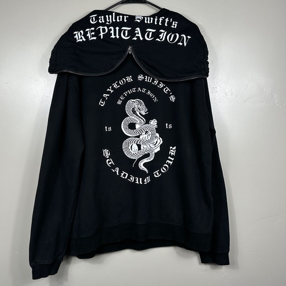 Taylor Swift 2018 Reputation Stadium Tour Snake Oversized Hoodie